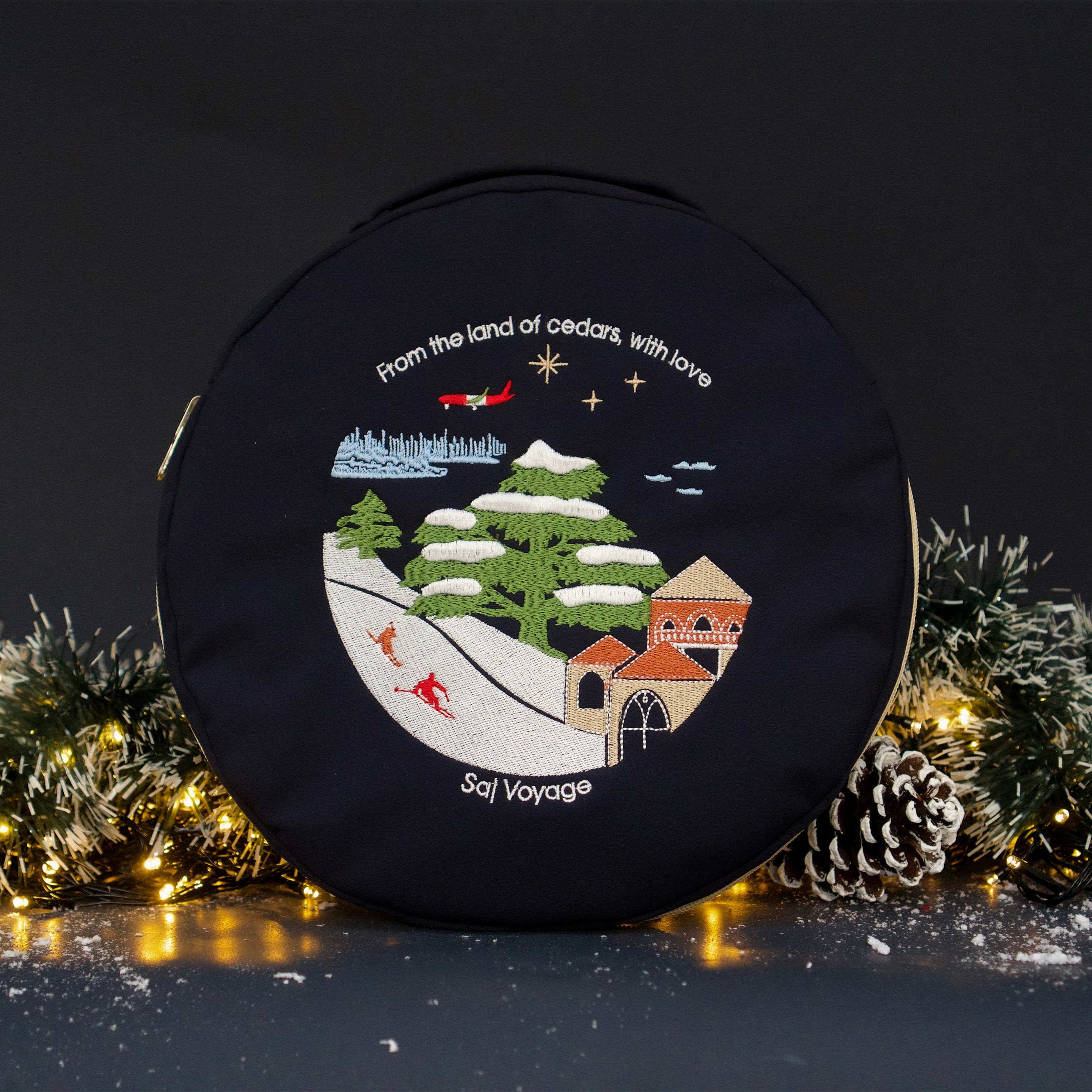 Winter Pouch-From The Land of Cedars, With Love